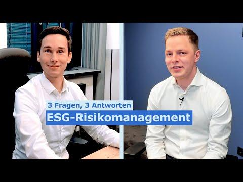 3 Fragen, 3 Antworten zum ESG-Risikomanagement