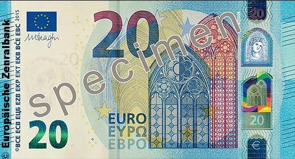 20-Euro-Schein aus der Europa-Serie