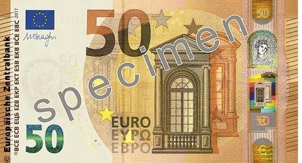 50-Euro-Schein aus der Europa-Serie