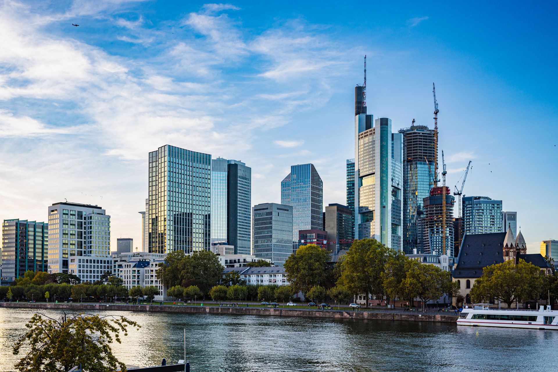 Finanzviertel von Frankfurt