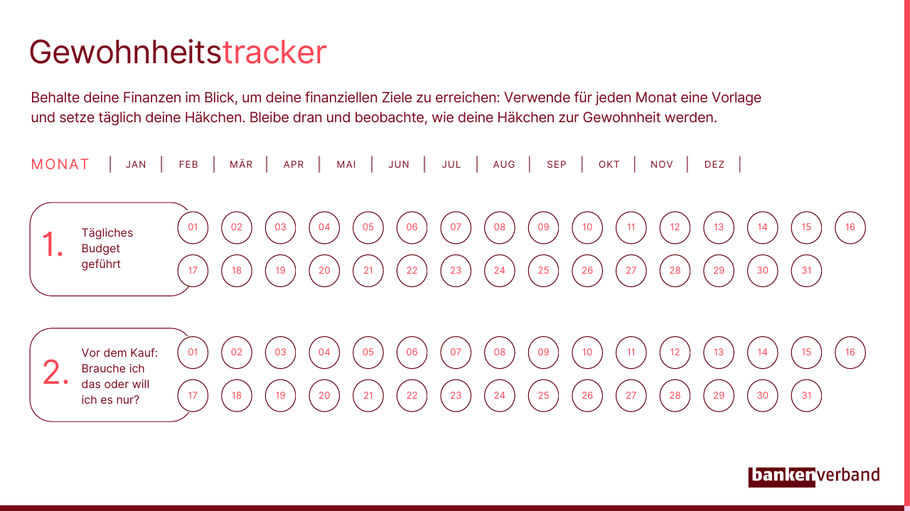 Bild Gewohnheitstracker