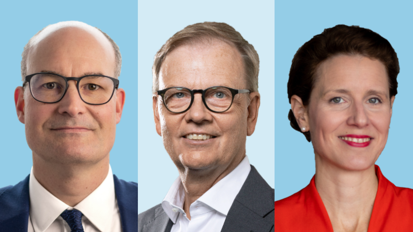 Dr. Felix Hüfner, Heiner Herkenhoff, Ruth von Oppen