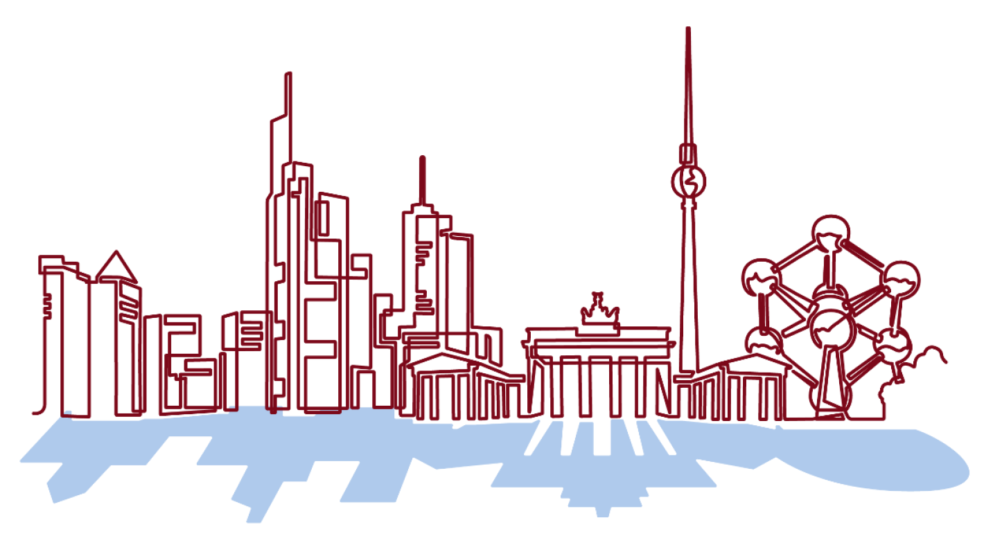 Grafik Berliner Skyline