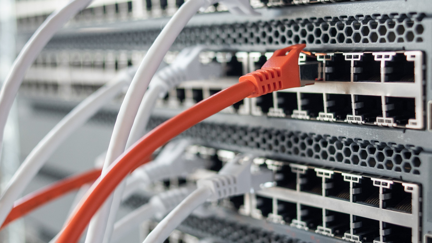 Network cables in a data center