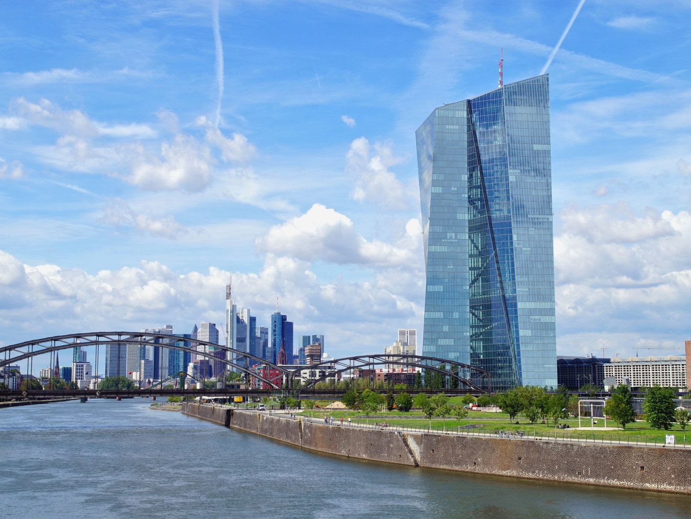 Europäische Zentralbank in Frankfurt
