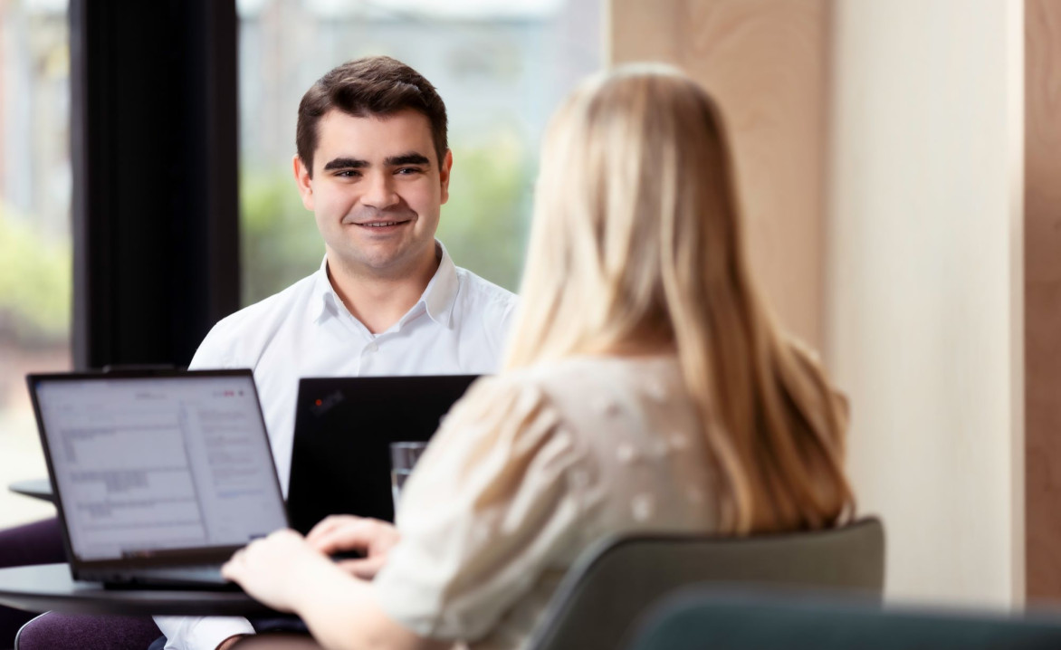 Besprechung im Bankenverband